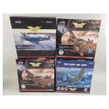 4 Corgi die-cast model airplanes