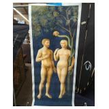 Collection of oil on canvas copies of famous art