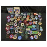 Collection of vintage military patches
