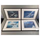 4 Douglas aircraft prints