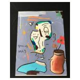 Oil painting on paper