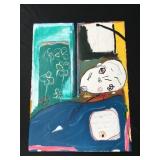 Oil painting on paper