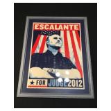 Shepard Fairey 2012 hand signed & numbered poster