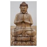 Hand carved Buddha statue