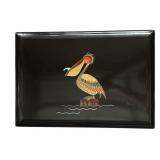 Vintage Couroc of Monterey decorative tray