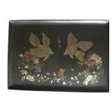 Vintage Couroc of Monterey-style decorative tray