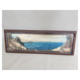 Antique hand tinted photo