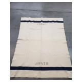 Vintage wool U.S. Navy blanket
