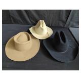3 Cowboy hats