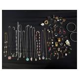 Costume jewelry, necklaces, bracelets,