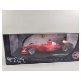 Hot Wheels die-cast F1 Ferrari F2001 model