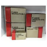 Vintage Canon camera accesories
