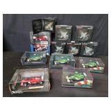 Group of Hot Wheels Formula one 1:43 scale
