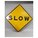 Vintage retried road sign