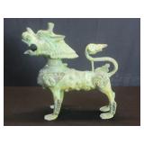 Vintage Chinese bronze foo dog