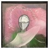 Signed oil on canvas painting