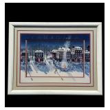 Framed Hiro Yamagata print