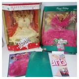 Vintage Happy Holidays Barbie dolls, special