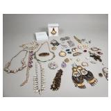 Vintage costume jewelry, Hobe necklace, Coro