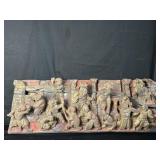 Chinese hand-carved wood architectural element