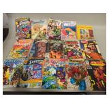 Collection of vintage comic books
