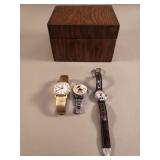 3 vintage wristwatches