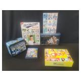 Dodgers metal lunch box. Friends blue ray disc