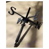 Vintage metal weather vane