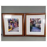 Pair of signed photographs