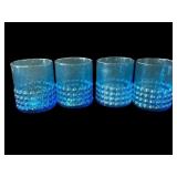 Lot of vintage hobnail glasses