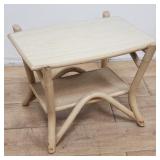 Ritts Co. 2-tiered wood side table