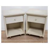 Pair of contemporary nightstands