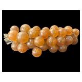 Vintage amber acrylic grape cluster