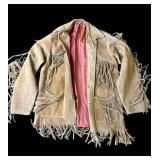 Vintage Mexican suede leather jacket
