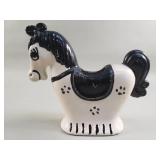Mid-century ceramic horse planter