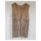 Vintage leather vest
