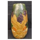 Vintage Majolica style vase