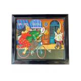 Framed signed Angel Vasiler print