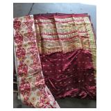 Large embroidered textiles