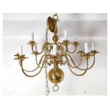 Vintage brass chandelier