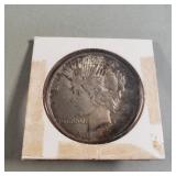 1924 peace silver dollar coin