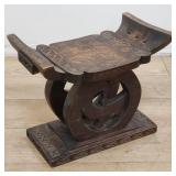 Vintage hand carved Ashanti stool