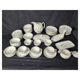 Vintage 47 pc Winfield Bamboo pattern china