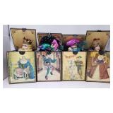 Vintage Enesco Pagliacci musical jack in the box