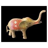 Vintage bronze elephant statue