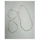 Pearl 14k gold necklace