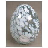 Murano style glass egg decoration