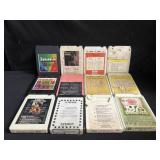 Group of 12 vintage 4 & 8 track tapes
