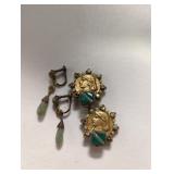 Costume jewelry earrings