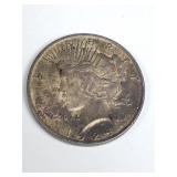 1924 peace silver dollar coin